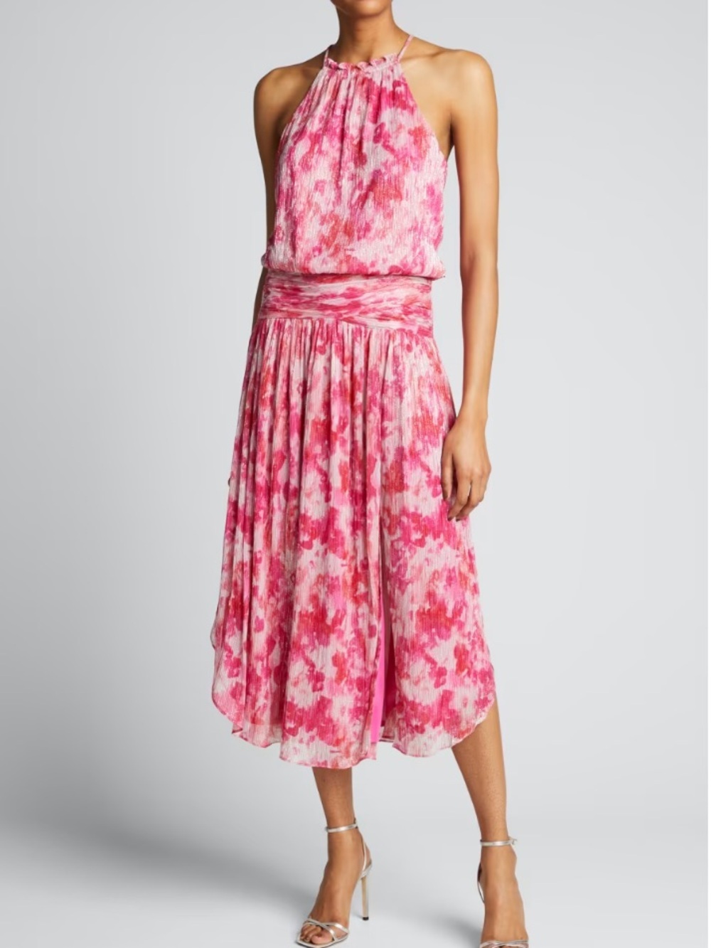RAMY BROOK PINK MIDI DRESS